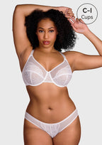 Enchante Unlined Non-padded Lace Underwire Bra
