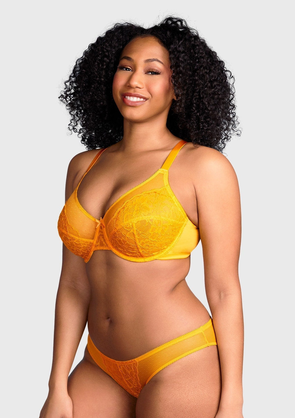 Enchante Unlined Non-padded Lace Underwire Bra