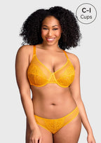 Enchante Unlined Non-padded Lace Underwire Bra