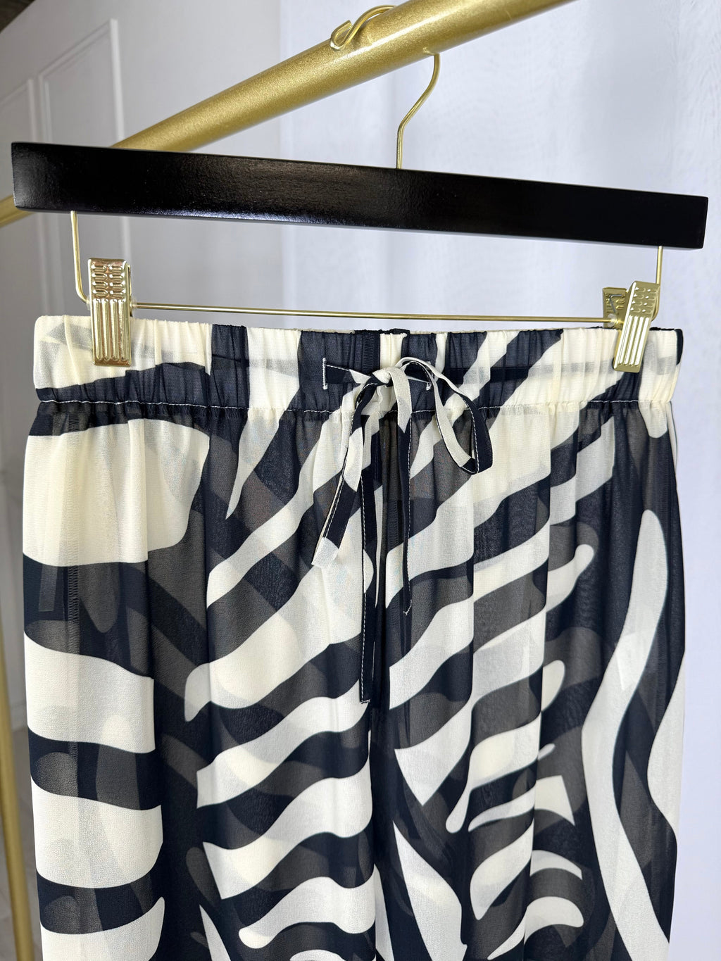 ST TROPEZ - Trousers (Zebra Print)