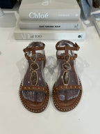 Studded Marble Flat Sandals (3 Colours)