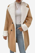Nordic Warmth Shearling-Lined Coat