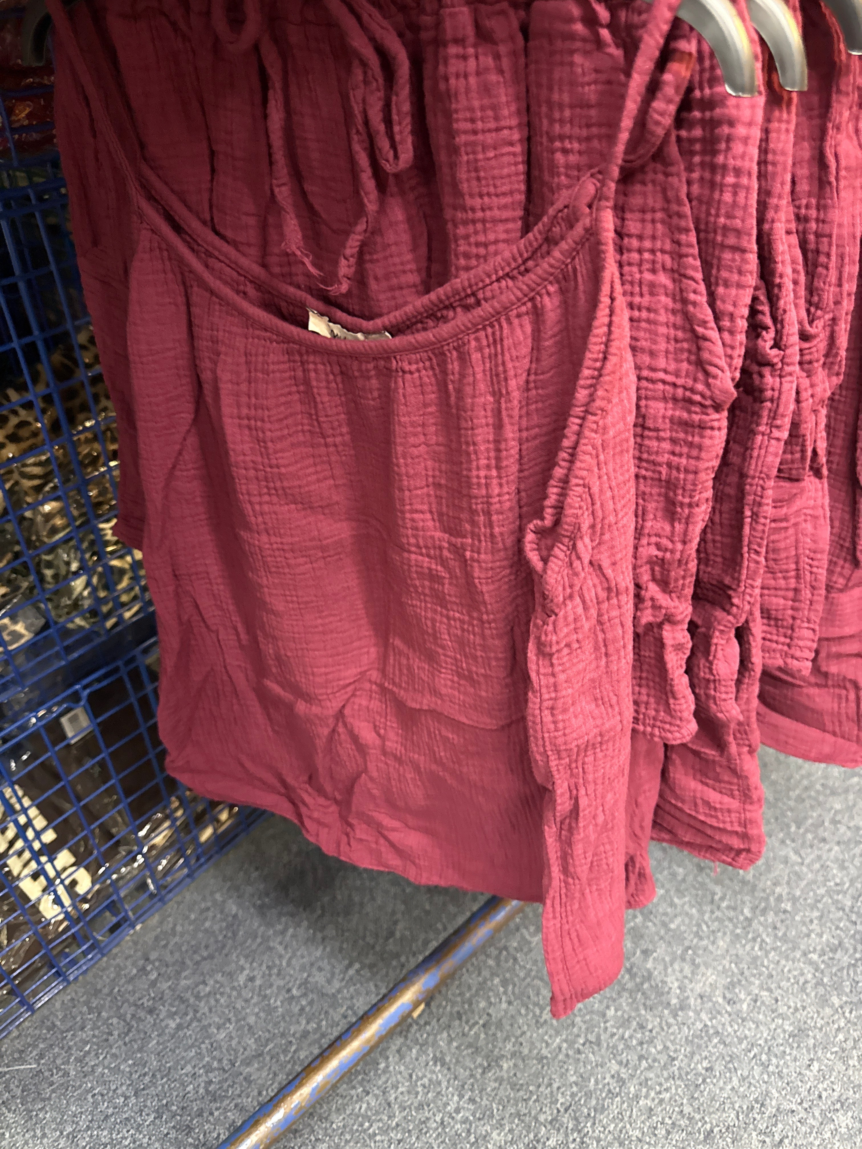 Quincy Plain Cheesecloth Shorts Co-Ord Set