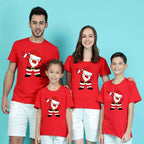 Matching Family Christmas Shirts Dabbing Santa