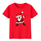 Matching Family Christmas Shirts Dabbing Santa