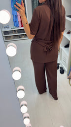 Florenza V Neck Button Front Co-Ord Set