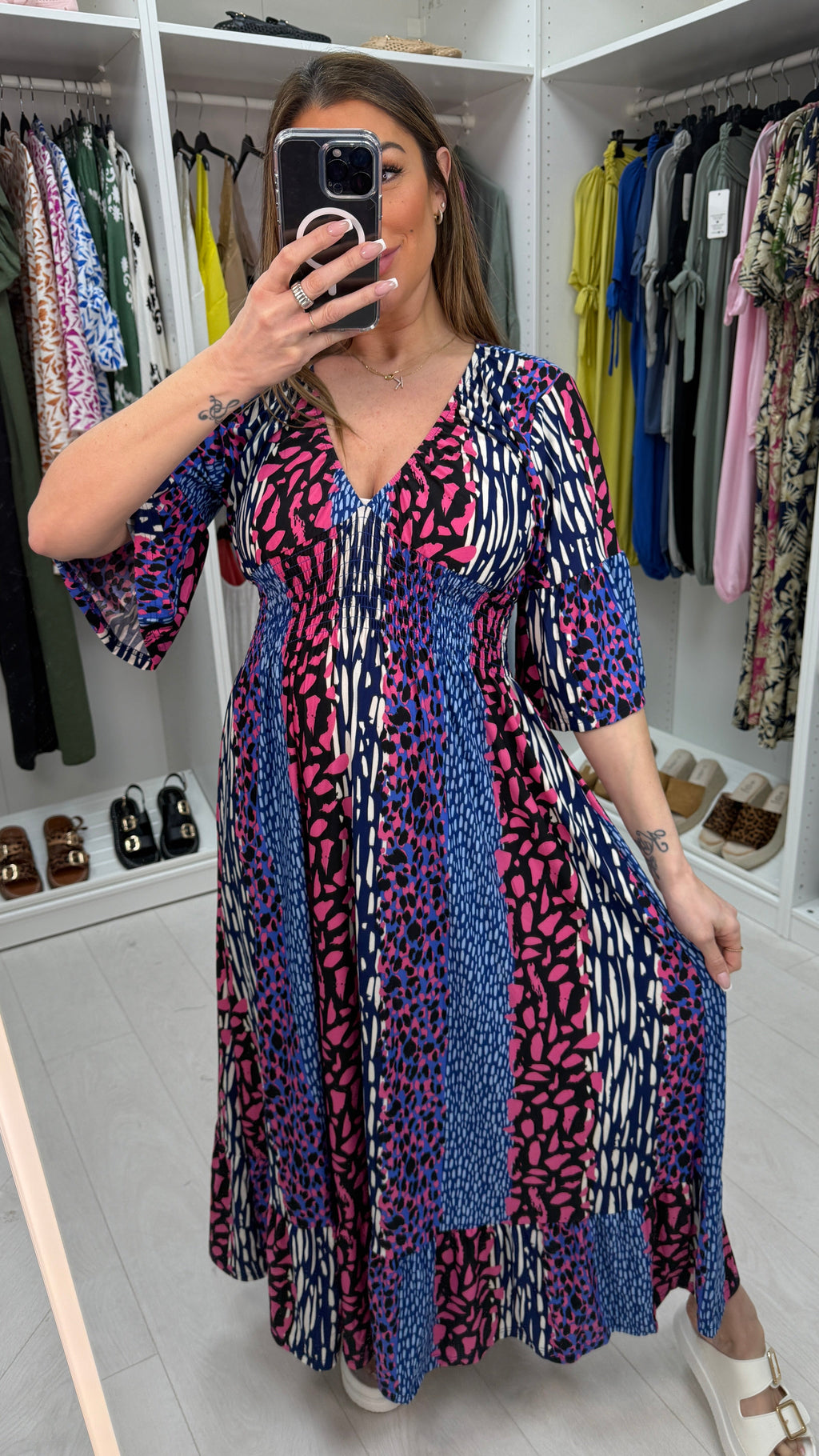 Philomene Animal Print Magic Maxi Dess