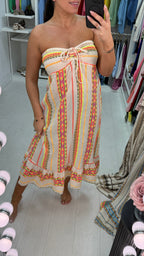 Francisca Aztec Bardot Maxi Dress