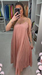 Linda Diamante Loose Fit Maxi Dress