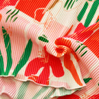 Featuring Tropical Floral Design V-Neck Vest Top & Pleated Pants