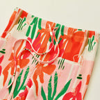 Featuring Tropical Floral Design V-Neck Vest Top & Pleated Pants