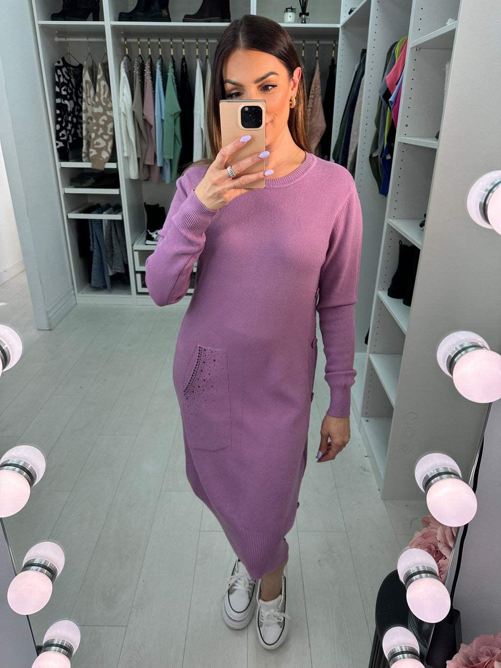 Laura Pocket Front Jumper Dress
