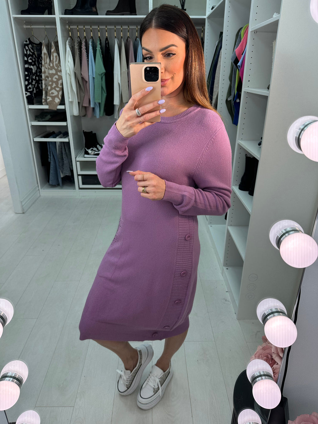Laura Pocket Front Jumper Dress