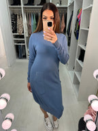 Laura Pocket Front Jumper Dress