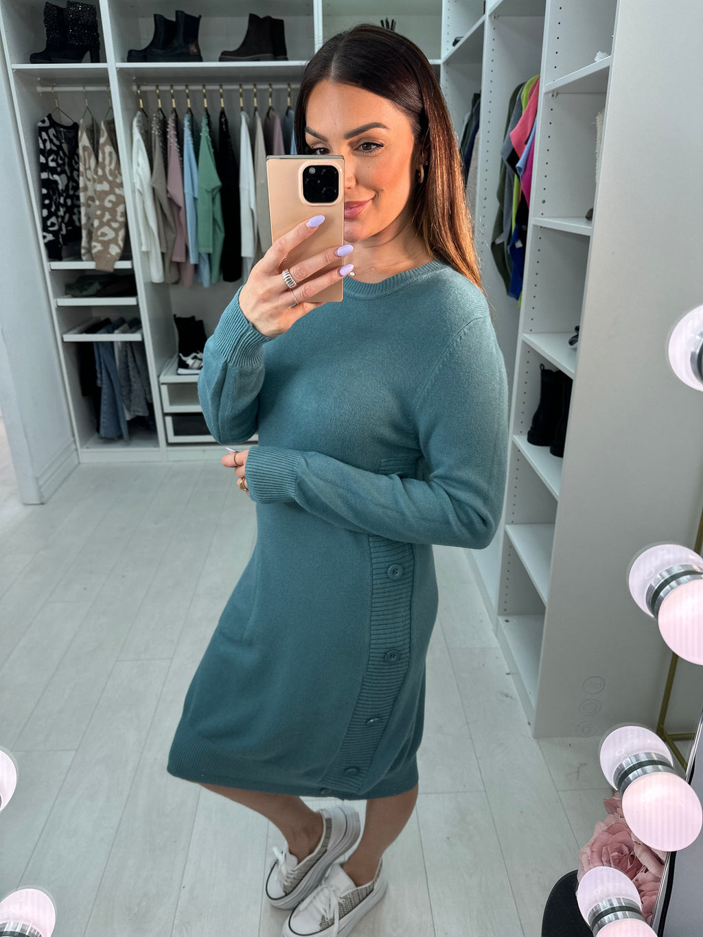 Laura Pocket Front Jumper Dress
