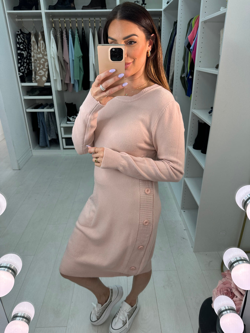 Laura Pocket Front Jumper Dress