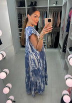Twinkle Abstract Smock Maxi Dress