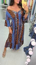 Philomene Animal Print Magic Maxi Dess