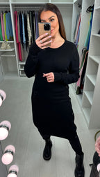 Laura Pocket Front Jumper Dress