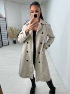 Jackie Plain Trench Coat