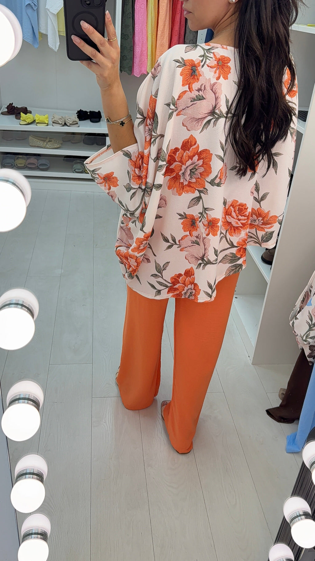 Dolly Floral Print Asymmetric Co-Ord Set