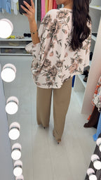 Dolly Floral Print Asymmetric Co-Ord Set