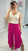 Paris Wide Leg Culotte Trousers