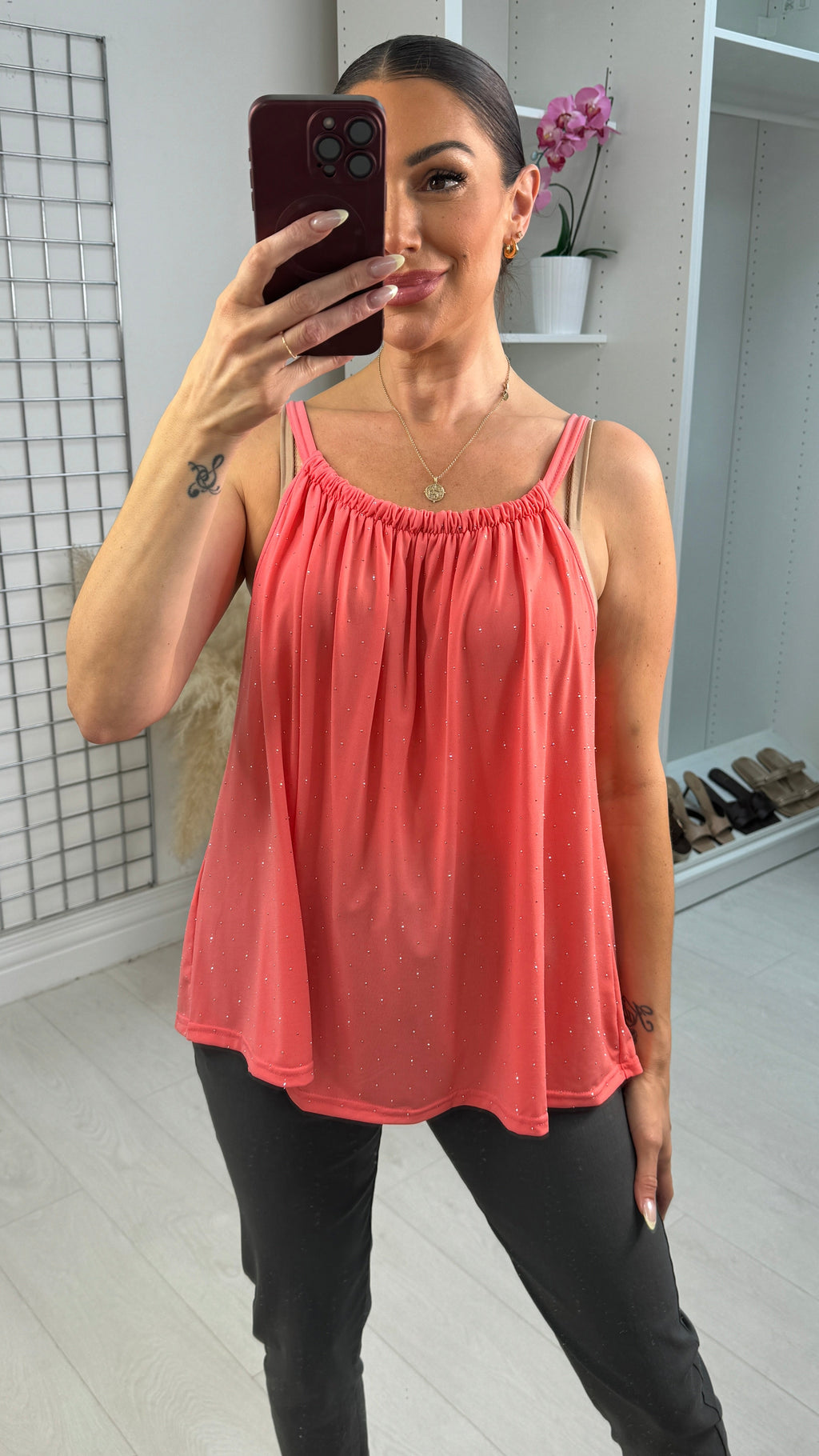 Kaleb Embellishment Cami Top