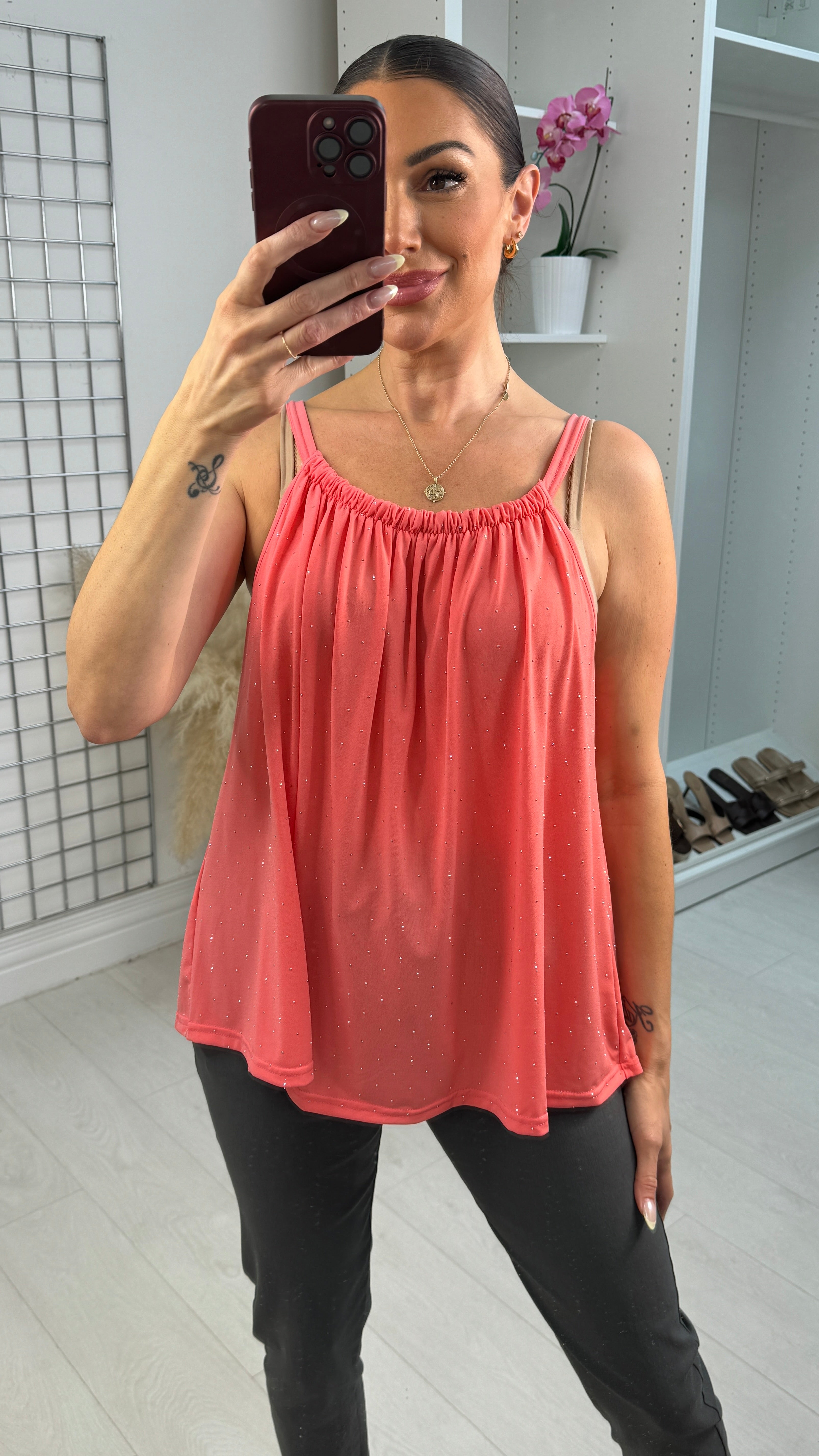 Kaleb Embellishment Cami Top