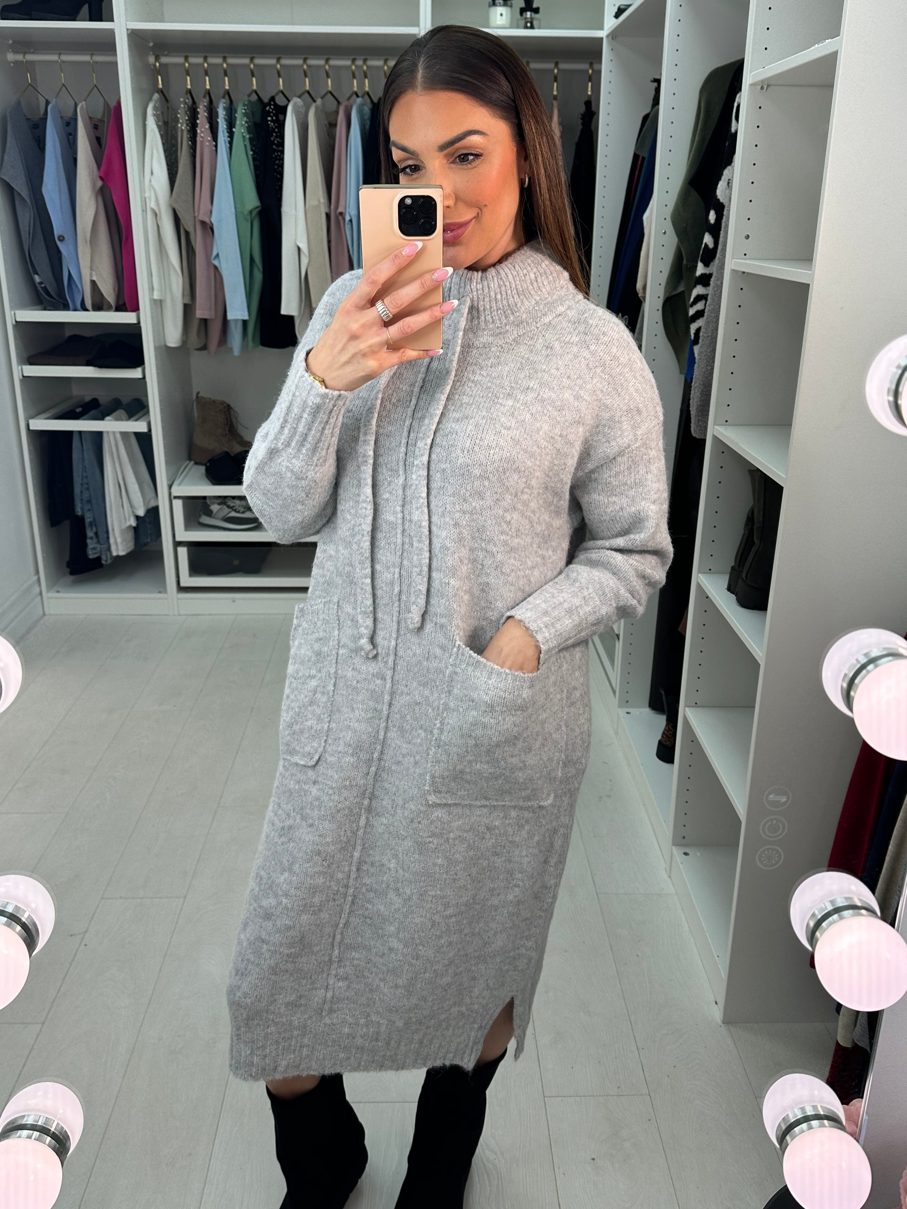 Denise High Neck Maxi Jumper Dress