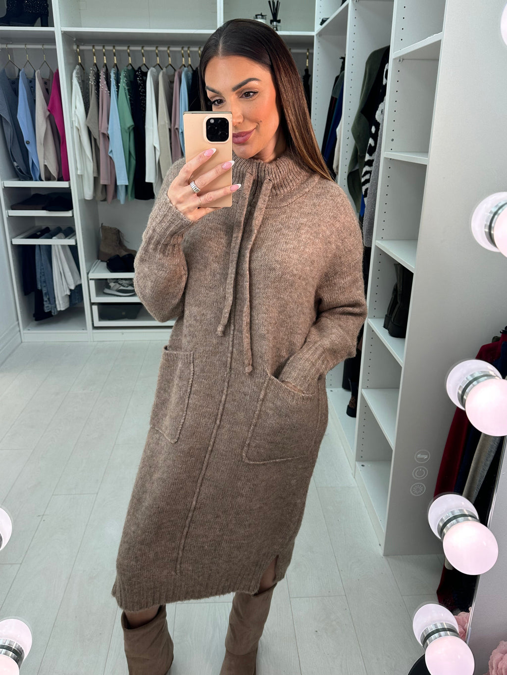 Denise High Neck Maxi Jumper Dress