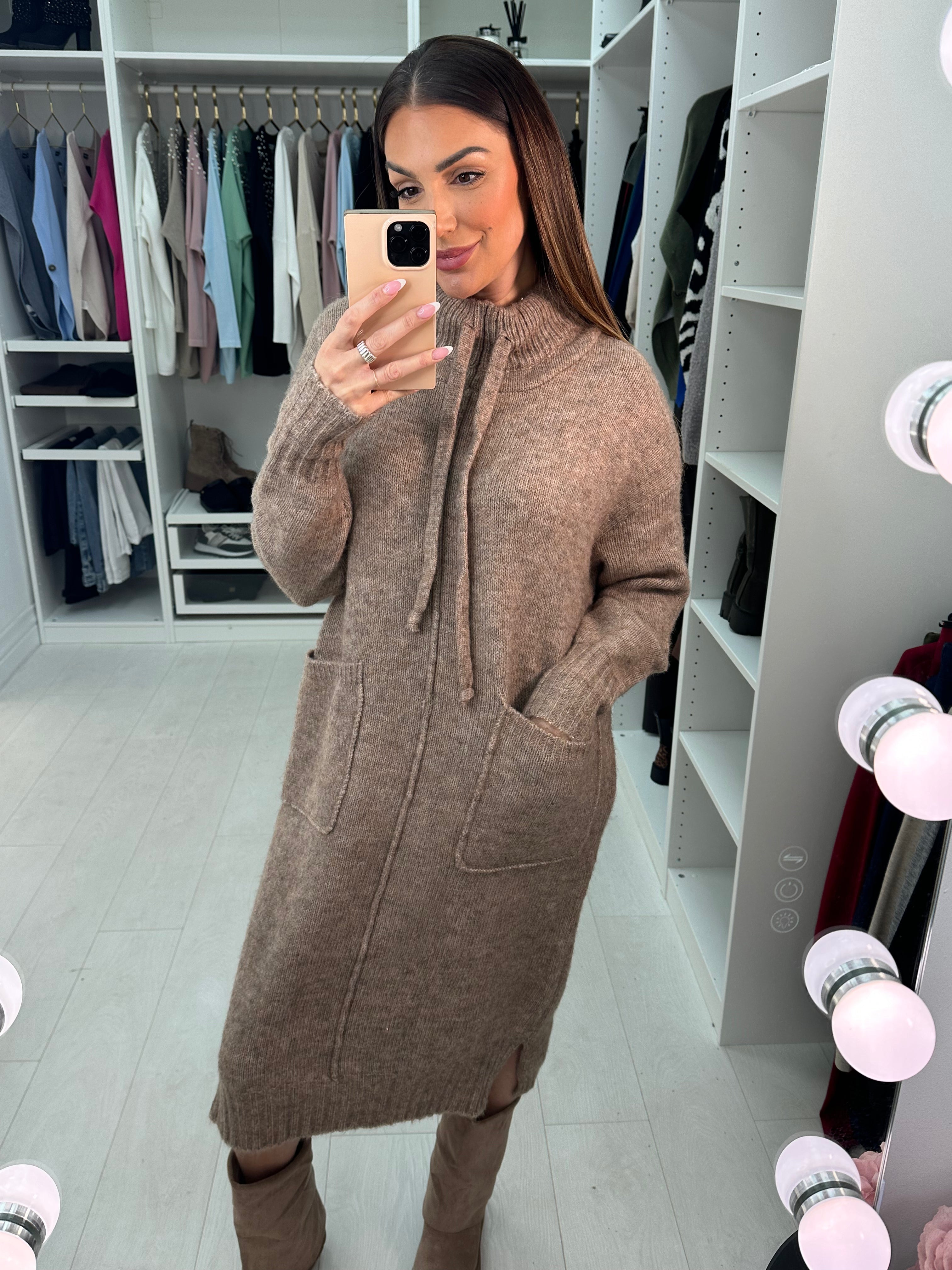 Denise High Neck Maxi Jumper Dress