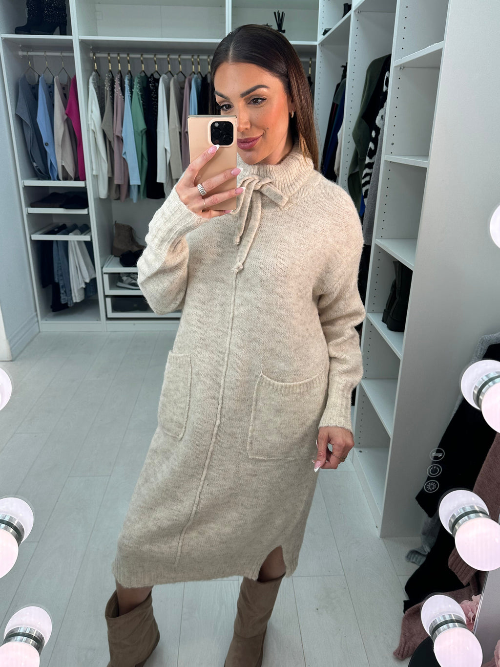 Denise High Neck Maxi Jumper Dress