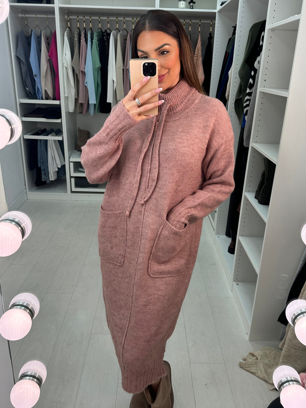 Denise High Neck Maxi Jumper Dress