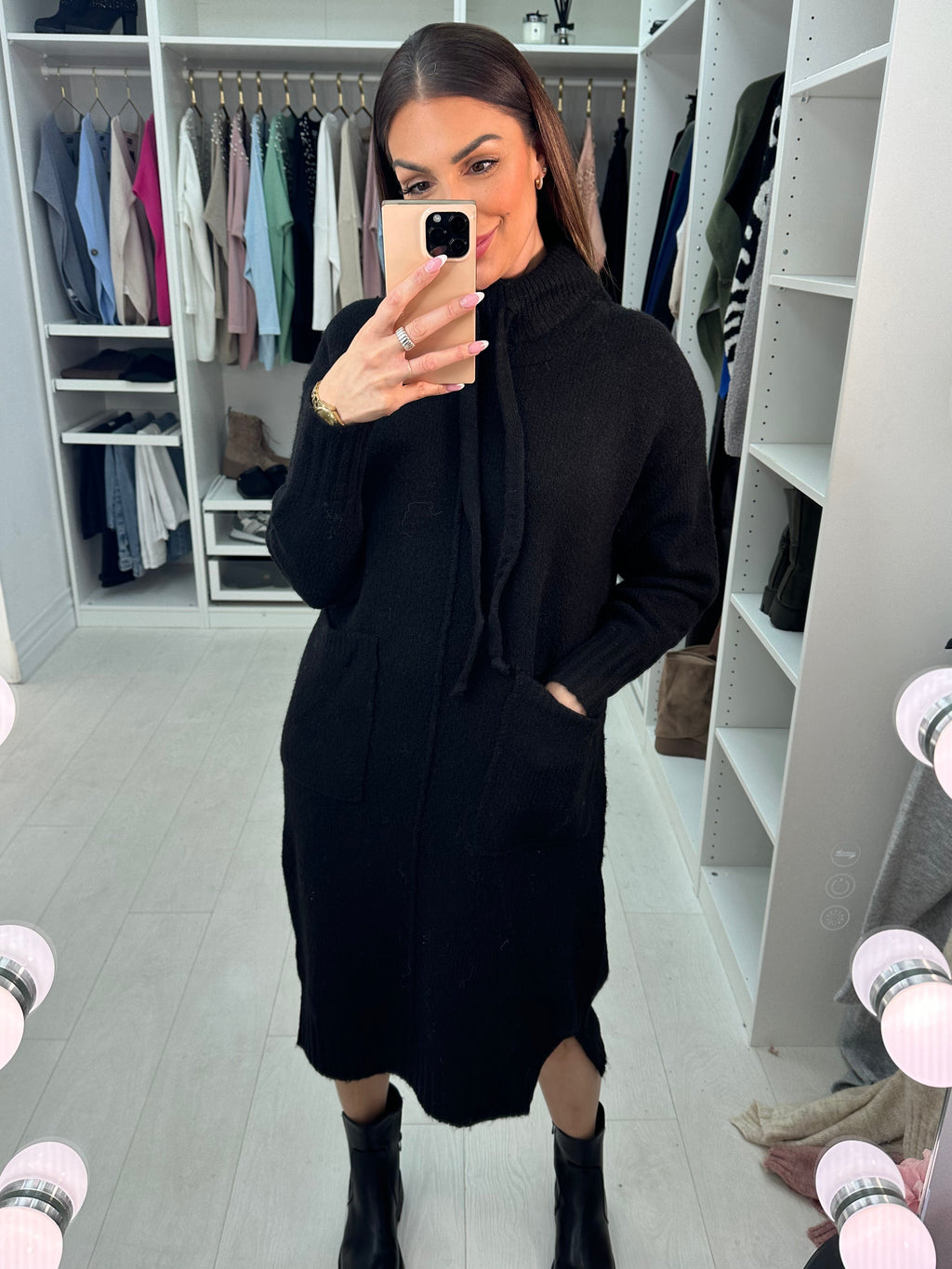 Denise High Neck Maxi Jumper Dress