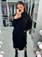 Denise High Neck Maxi Jumper Dress
