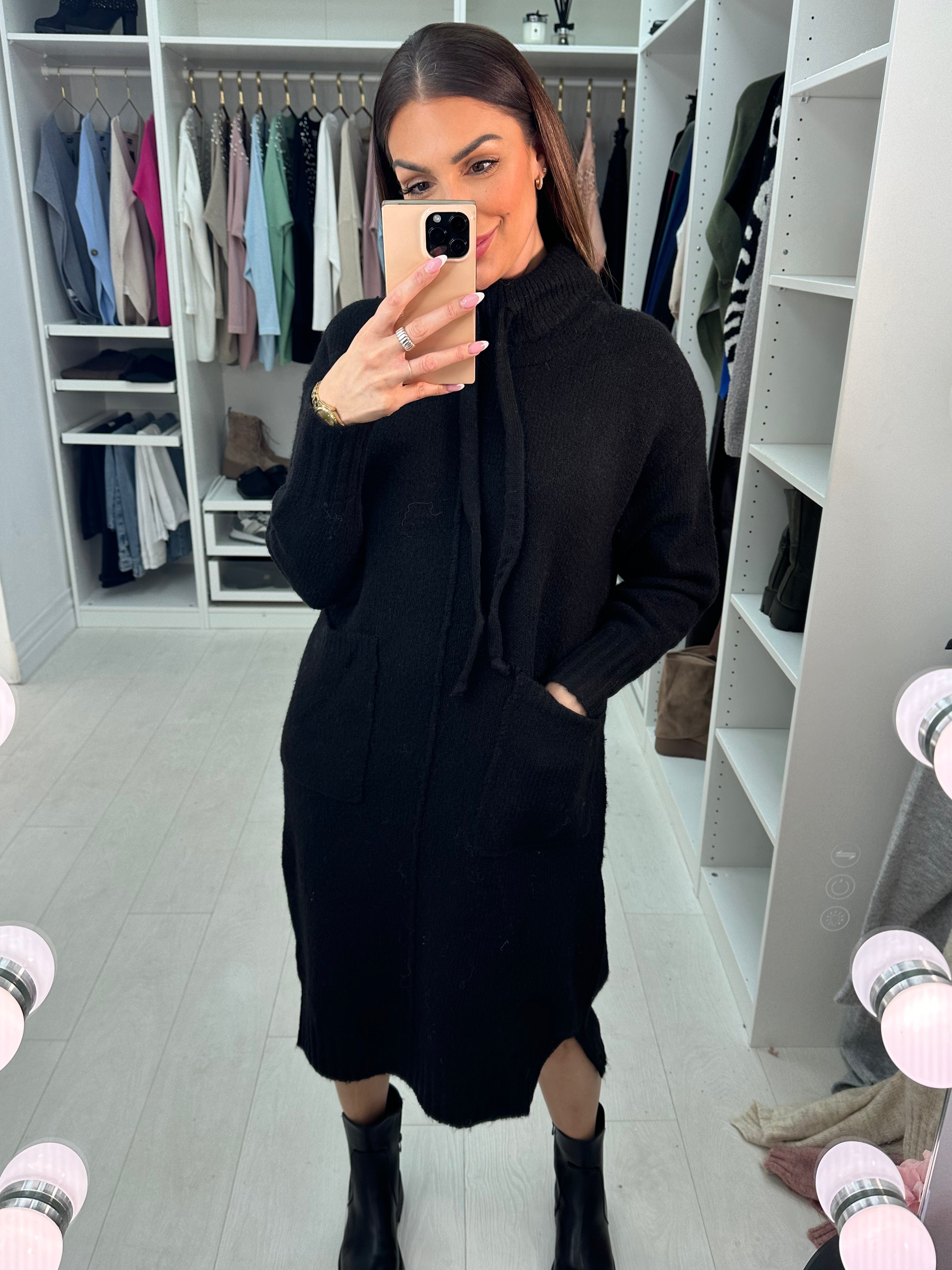 Denise High Neck Maxi Jumper Dress