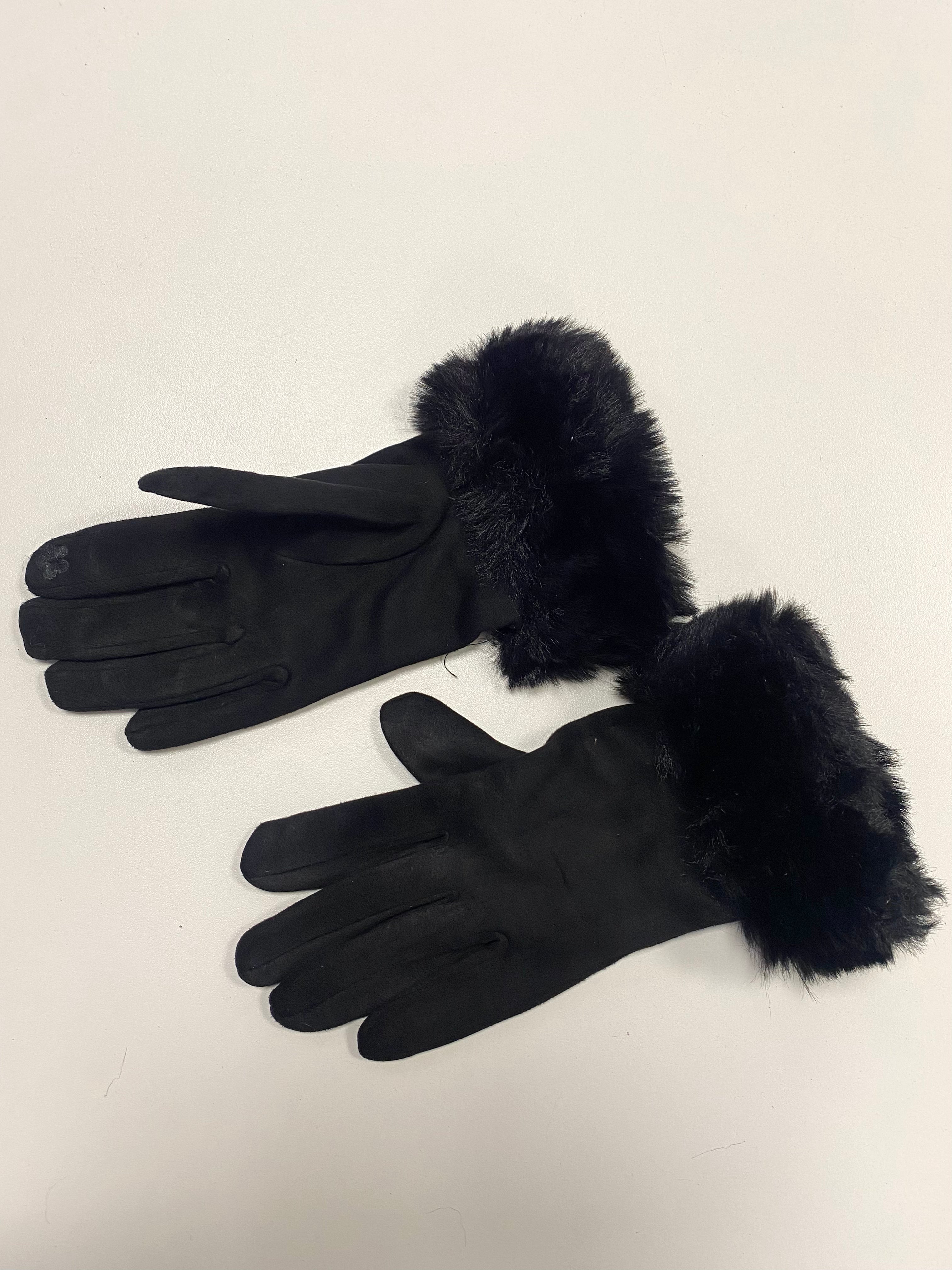 Deedee Faux Fur Suede Gloves