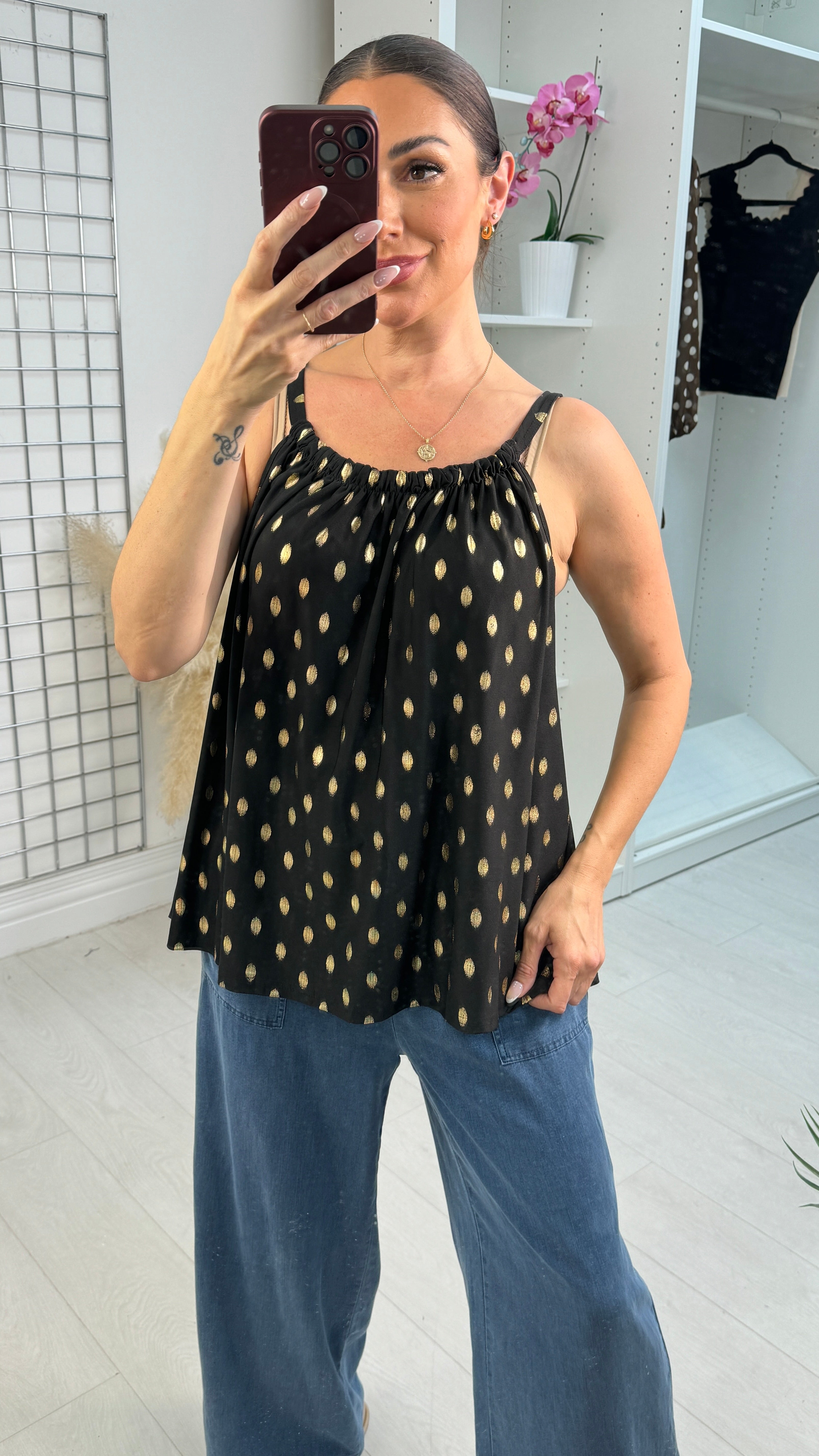 Galinda Strappy Loose Fit Magic Top