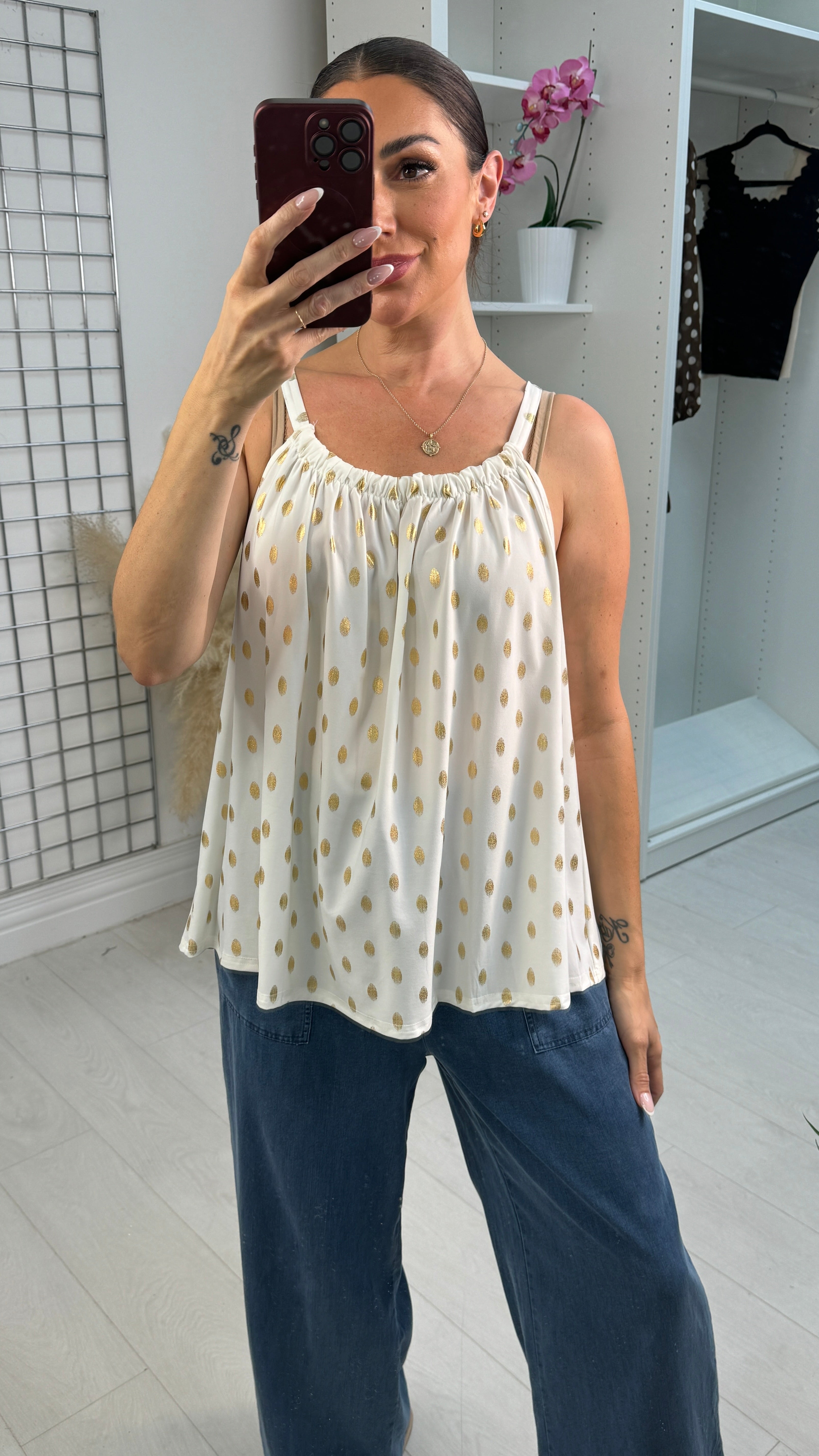Galinda Strappy Loose Fit Magic Top