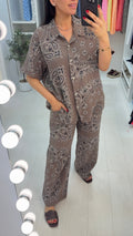Stella Paisley Bandana Print Cheesecloth Co-Ord Set