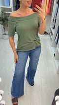 Roslin Plain Scoop Neck Top