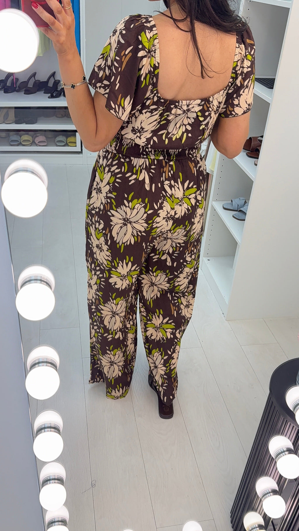 Celestia Floral Off-Shoulder Jumpsuit