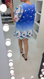 Tracey Floral Ombre Detailed Midi Dress