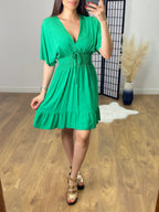 Cruz Angel Sleeve Tie Back Dress