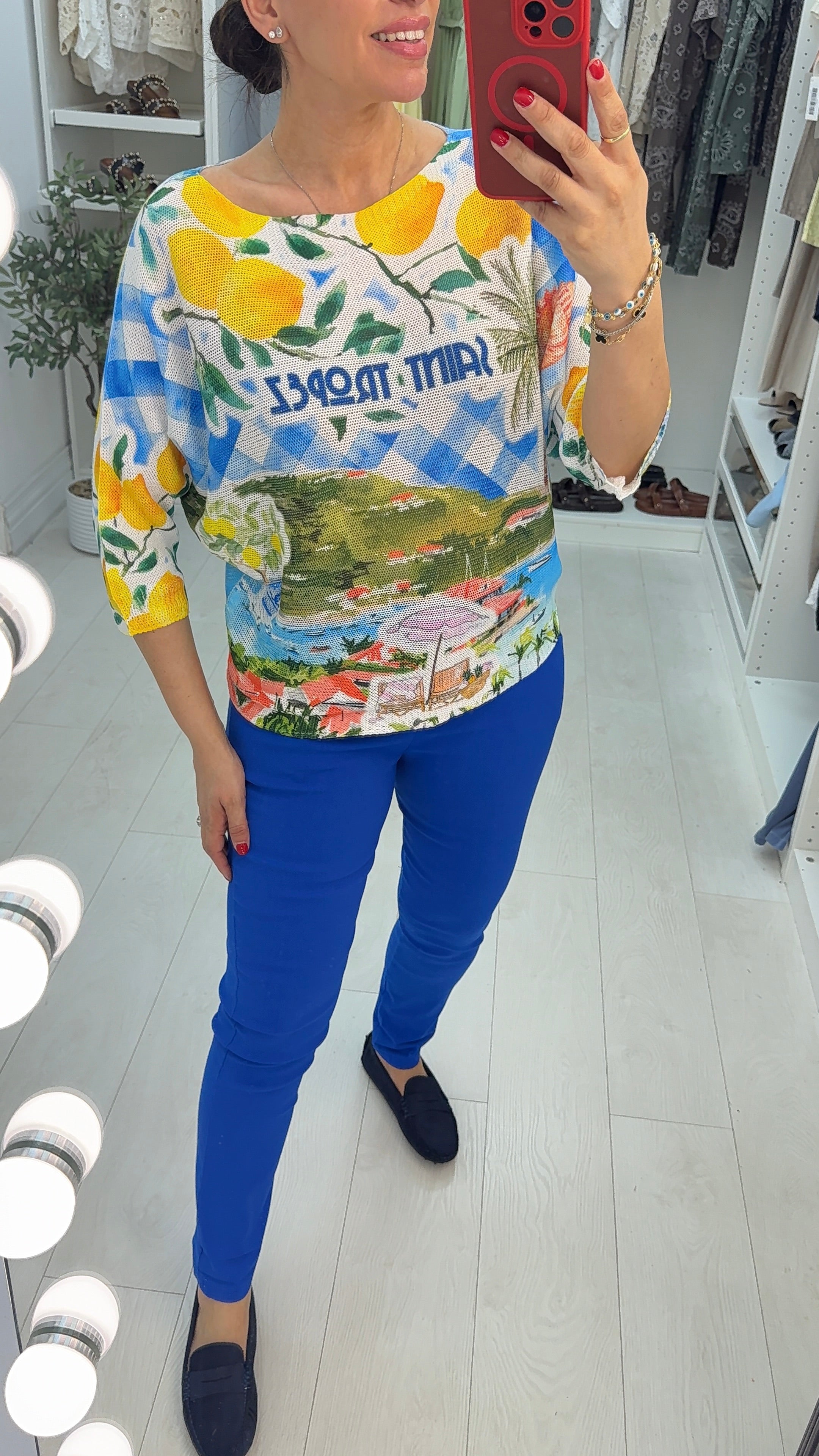 Jilla 'Saint Tropez' Batwing Top