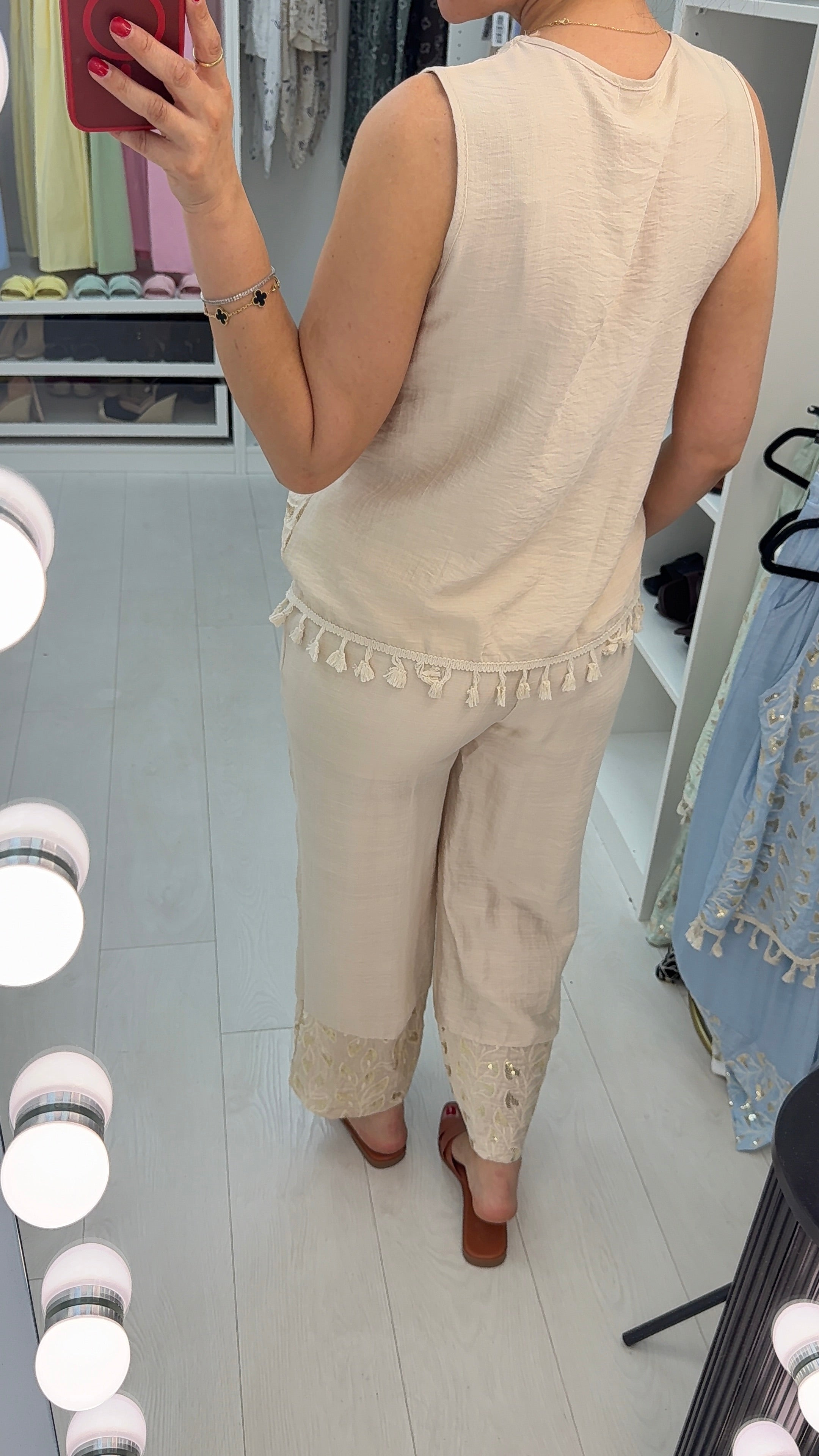 Klarisa Sequin Embellished Co-Ord Set