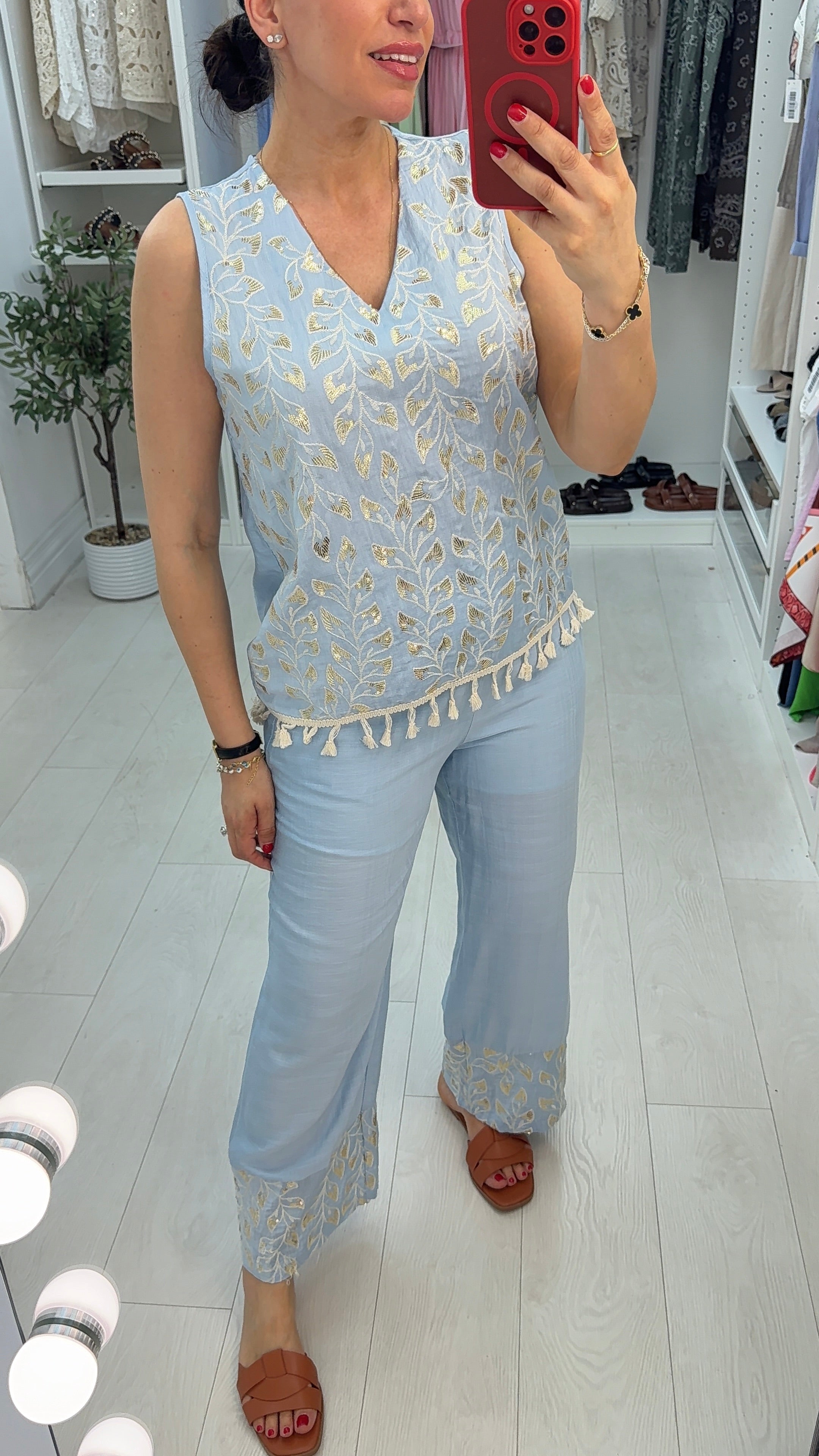 Klarisa Sequin Embellished Co-Ord Set