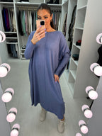 Alina Plain Maxi Knit Dress