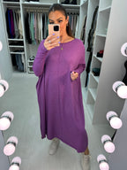 Alina Plain Maxi Knit Dress
